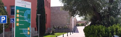 Exterior del hospital de Manzanares