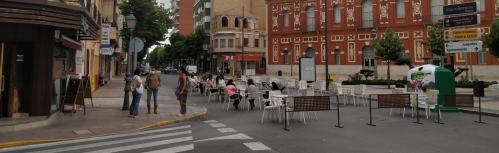 Terrazas de bares y restaurantes en Manzanares