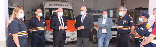 El Gobierno Regional y el Ayuntamiento de Manzanares reconocen la labor de Protección Civil