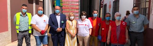 Responsables de Mercadona y de Cruz Roja