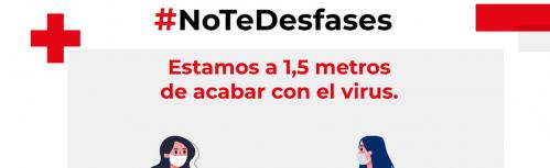 Imágenes de la campaña #NoTeDesfases