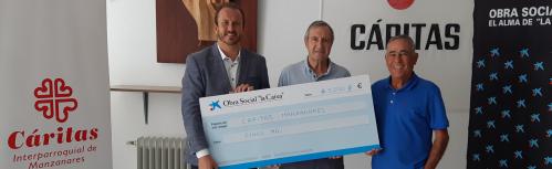 Aportación de la Fundación 'La Caixa' a Cáritas Interparroquial de Manzanares