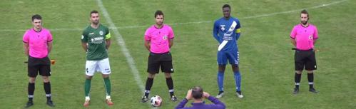 Mamadou ejerció de capitán del Manzanares CF en Marchamalo - Imagen FFCM
