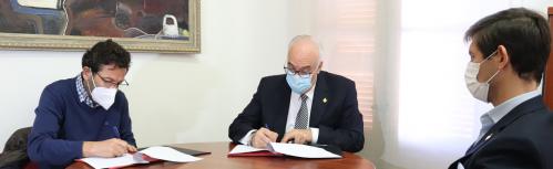 Firma convenio Ayuntamiento - IES 'Pedro Álvarez de Sotomayor'