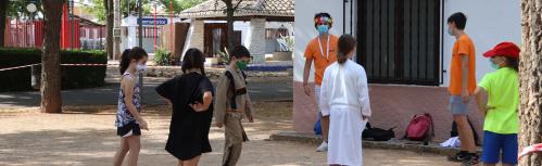 El campamento se adaptó en 2020 a la situación sanitaria