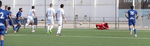 Gascón hizo el empate desde el punto de penalti