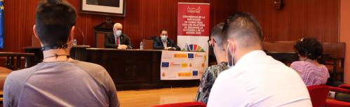 Intervención del alcalde durante la clausura del curso