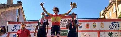 Raúl García de Mateos en el Campeonato de España Máster de Carretera 2021