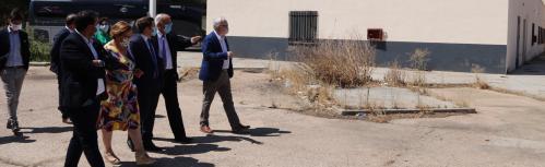 Visita consejero de Fomento estación de autobuses