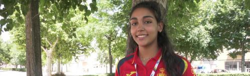 Carmen Arroyo en el EHF Championship 2021 sub-17 
