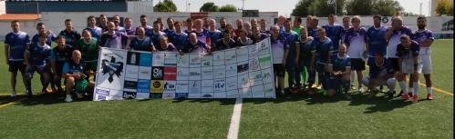 Foto conjunta de ambos equipos