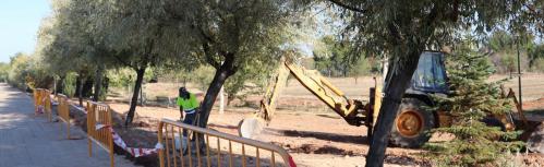 Obras del nuevo parque canino