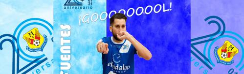 Álex Fuentes marca el primer gol del Manzanares FS en Primera División