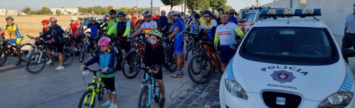 Participantes en la salida de la ruta