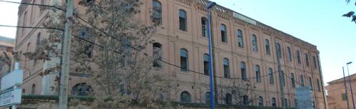 Exterior de la fábrica de harinas