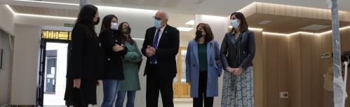 Visita de la consejera a las obras de la Casa Josito