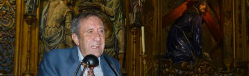 Manuel Díaz-Pinés durante el pregón de las fiestas patronales de 2014