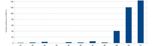 Evolución datos COVID-19 en Manzanares (semanas 41-51)