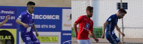 Cortés (Manzanares FS) y Julio Anguita (Manzanares CF)