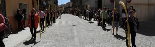 Procesión de las Palmas en el Domingo de Ramos de 2017