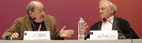 Jesús Ceberio y José Álvarez Junco