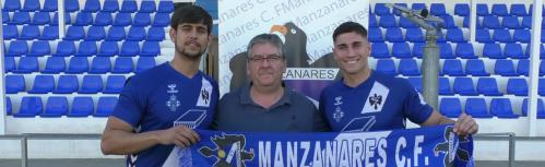 Fichaje de Alberto García y Antonio Espinosa (Manzanares CF)