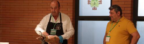 Corte y cata de jamón