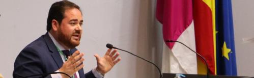 Pablo Camacho durante la clausura de Fercam 2022