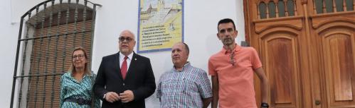 Nieva junto a Isabel Quintanilla Ángel Camacho y Cristóbal del Río
