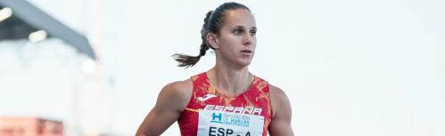 Sonia Molina con la selección española (Fotografía: RFEA)