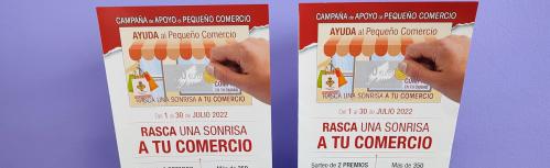 Campaña 'Rasca una sonrisa a tu comercio'