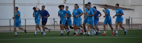Entrenamiento del grupo de jugadores