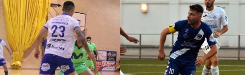 Humberto (Manzanares FS) y Julio Anguita (Manzanares CF)
