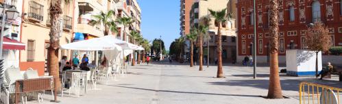 Calle Toledo frente al Gran Teatro