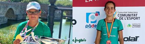 José Manuel Nieto-Márquez (pesca) y Marina Serrano (pádel)