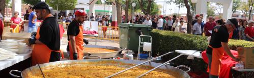 La paella popular volvió en las fiestas patronales al recinto de Fercam