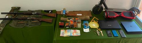 Aprehensiones de la Guardia Civil en la operación Tevarma