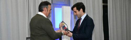 Entrega del premio a Juan Ortega. Foto: Juan Criado