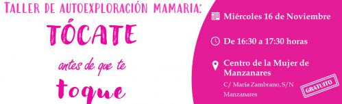 Taller de autoexploración mamaria