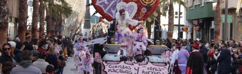 Asociación Los Perchas en el desfile de 2022