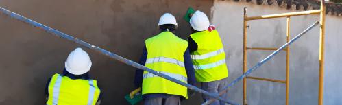 En anteriores convocatorias de repararon los muros del cementerio