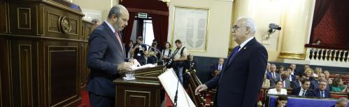 Toma de posesión de Julián Nieva en el Senado