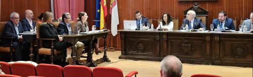 Momento del pleno de octubre de 2023