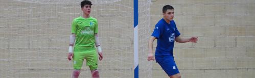 Javi Bule y Chino con el Talleres Arroyo Manzanares FS
