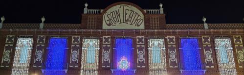 Iluminación navideña del Gran Teatro