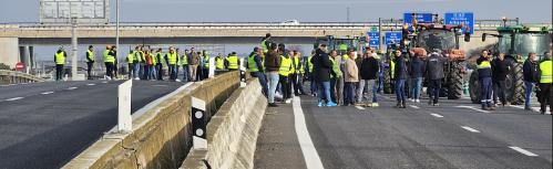 Imagen de la A4 poco antes de las 10 de la mañana a la altura del kilómetro 171