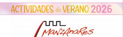 Cartel del programa de actividades deportivas