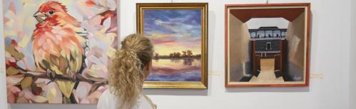 Exposición de los cursos de Pintura y Grabado (fin del curso 205-26 de la UP)