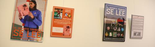 Inauguración de la exposición fotográfica de la campaña 'El deporte también se lee'