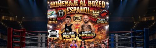 Velada de boxeo en Manzanares - Cartel